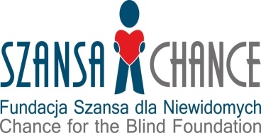 logotyp fundacji szansa dla niewidomych