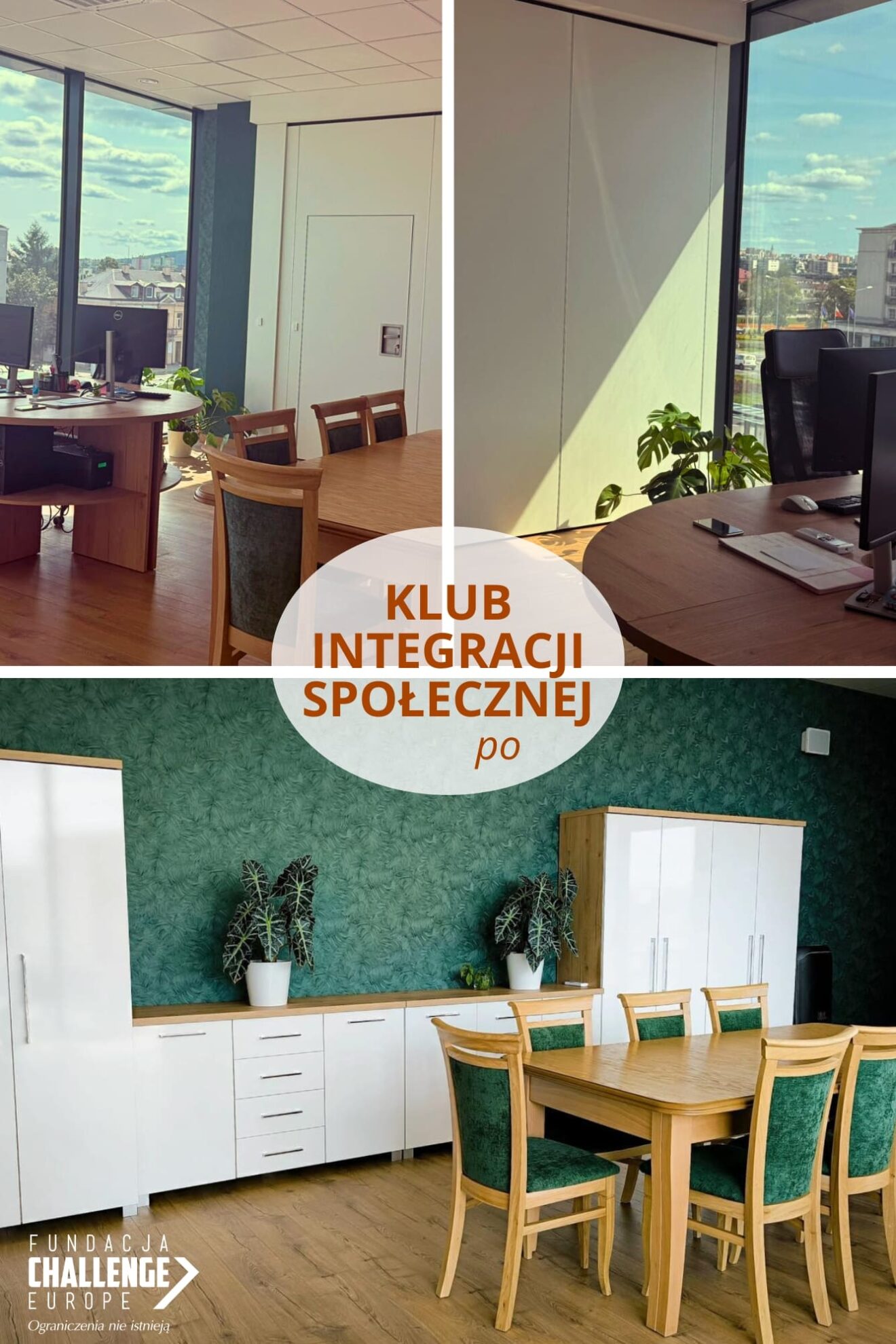 KIS po remoncie - kolaż zdjęciowy