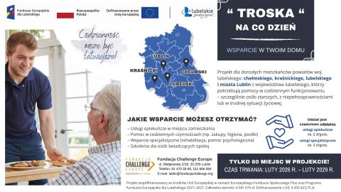 Plakat projektu Troska na co dzień. Kliknij aby powiększyć.